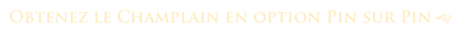 Obtenez le Champlain en option Pin sur Pin g