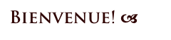 Bienvenue! a